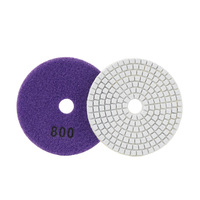 Disques de polissage auto-adhésifs (PSA) pour marbre, granit, quartz, pierre, pour meuleuse d'angle, ronds, 100 mm