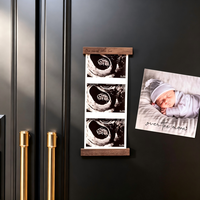 Bingkai Foto Sonogram Magnetik, Kenang-kenangan USG Bayi, Cinta pada Pandangan Pertama, Bingkai Foto USG
