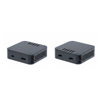 Boîtier électronique OEM personnalisé en alliage d'aluminium usiné CNC et par électroérosion à fil pour mini-ordinateur industriel, PC de bureau, convertisseur vidéo et décodeur.