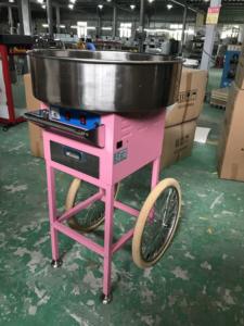 Nouvelle Machine à barbe à papa électrique commerciale/fabricant de barbe à papa de fleur rose avec chariot - Product Image 3