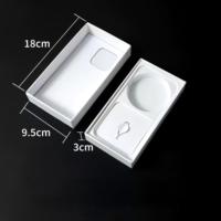 Nouvelles boîtes en papier kraft pour téléphones portables, gaufrage, pelliculage mat, doublure en éponge, taille personnalisable pour 12/13/14/15 Pro Max Plus
