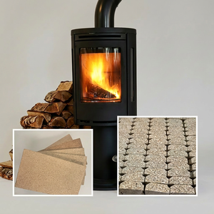 Panneau de <span class=keywords><strong>vermiculite</strong></span> jaune doré 1000x610x25mm <span class=keywords><strong>pour</strong></span> poêles à <span class=keywords><strong>bois</strong></span> et cheminées, produit d'isolation thermique Chenxing - Product Image 2