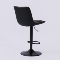 Tabourets de bar modernes en cuir, réglables et pivotants, durables, pour la maison, les bars, les hôtels, les hôpitaux, les salons et les centres commerciaux, avec structure en acier.