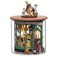 Maison miniature en bois DIY, série Dream Bottle, modèle architectural 3D fait main, ornement de table exquis pour les deux sexes, à partir de 14 ans