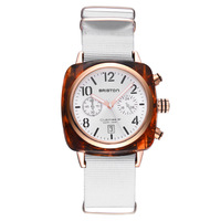 Montre à quartz pour femme avec bracelet en toile, la plus vendue en gros, montre-bracelet tendance pour femme