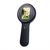 Handheld Digital Magnifying Glass Digital Microscope for Adults Kids 200X Magnification 2.0 Inch IPS Screen