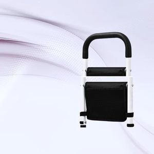 Bedside Handrail For Elderly Height Adjustable With Suction <b>Cup</b> Installation <b>Large</b> Size 93cm Length Safety Rail Assistive Device - Product Image 1