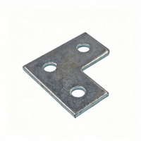 Connecteur de montage PV en forme de T à 4 trous, joint en aluminium pour support solaire, adapté au système de fixation de panneaux solaires