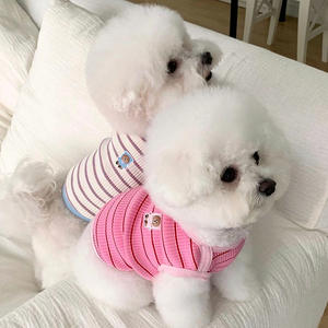 Großhandel Süße Haustierkleidung Atmungsaktives Kleid Bequeme Hundeweste T-Shirt Sommer Welpen Hundebekleidung - Product Image 2