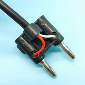 双路扬声器香蕉公插头至辅助6.35毫米压接电线电缆 - Product Image 6