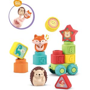 ชุดบล็อกยางนุ่ม EPT Baby 3 in 1 พร้อมหุ่นนิ้วสัตว์ ของเล่นเสริมพัฒนาการสำหรับเด็กเล็ก - Product Image 3