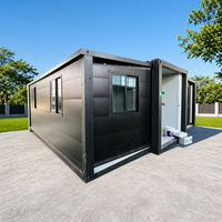 Maison Modulaire Conteneurisée de Luxe Pliable et Extensible 20ft 40ft avec Mur Extérieur en Acier pour Chambre, Salon, Villa, Hôtel