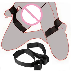MOG China Supplier New brand slave bdsm bondage restriction binding belt ankle hand cuffs body bundle bondage