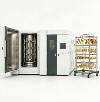 Machine de revêtement sous vide PVD ionique cathodique multi-arc AsiaLink avec pompe et moteur PLC pour acier inoxydable, alliage, plastique, verre, céramique
