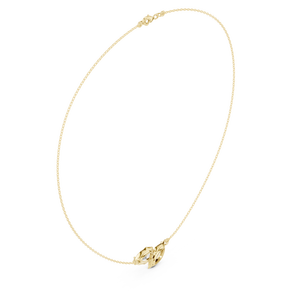Collier asymétrique double poire et marquise en diamant de qualité supérieure pour femme, idéal pour le quotidien, disponible au prix de gros - Product Image 2
