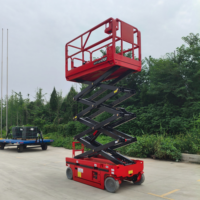 Plateforme élévatrice à ciseaux automotrice pour travaux en hauteur 4m 6m 8m 10m 12m 14m, système de pompe à grand volume, capacité 500kg, prix usine