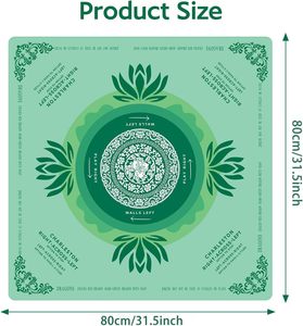 Tapis de Mahjong en Néoprène Antidérapant, Pliable, Écologique, Moderne et de Luxe, Réduisant le Bruit, Personnalisable en Gros pour le Poker Américain - Product Image 3