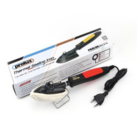 Fer à recouvrir professionnel pour RC, contrôle de température 5 niveaux, semelle en téflon avec support de sécurité et chaussette pour film de recouvrement d'avions miniatures