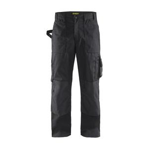 BLAKLADER - 157018609900C148 Pantalones Craftsman sin bolsillo para uñas Black - EAN 7330509180457 PANTALONES DE TRABAJO DE CARGA - Product Image 1