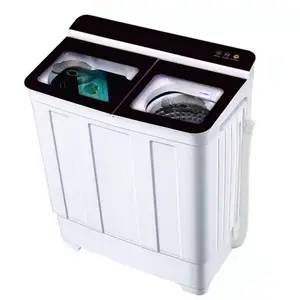 专业设计师7千克双浴缸紧凑型家用洗衣机带烘干机