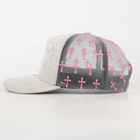 Topi Bordir TCAP China, Topi Custom 5 Panel Katun Twill Snapback