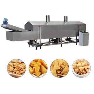 Máquina de aperitivos fritos Bugle, masa frita crujiente, máquina para hacer aperitivos de maíz chino, línea de producción de aperitivos Twist Bugles de masa frita - Product Image 4