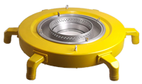 Anneau d'air à double lèvre en LDPE pour extrusion de film soufflé, facile à utiliser, 120 kg, garantie 1 an, testé et certifié, emballage