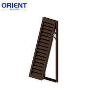 Fenêtre à battant ouvert lisse, fenêtres sur mesure flexibles, fenêtre en aluminium robuste et légère pour usage de construction