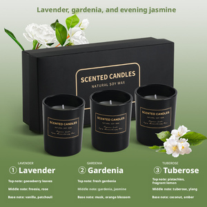 Bougie d'aromathérapie en cire de coco avec huile essentielle pour salon/chambre à coucher - Product Image 3