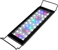 Usine prix de gros 9000-12000K CT plante led lumière Aluminium DC15V 1A 12W aquarium lumière led aquarium