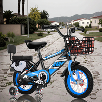Vélo Enfant Haute Qualité à Succès Commercial, Cadre en Acier 12-18 Pouces, Selle Réglable, Roues d'Apprentissage, 2-6 Ans, Monovitesse, Plastique