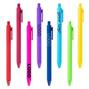 High Quality Low MOQ Multi Color <b>Retractable</b> Gel Ink <b>Pen</b> Low Price Fancy Custom Logo Candy Color Click Gel <b>Pen</b> - Product Image 1