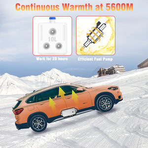 Chauffage de cabine diesel 12V 8KW en alliage d'aluminium avec nouveau thermostat pour systèmes de climatisation et utilisation en stationnement - Product Image 5