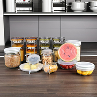 Couvercles extensibles en silicone pour la cuisine, couvercles de bols, couvercles élastiques en silicone, adaptables universels, 6 pièces