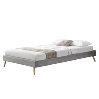 Tête de lit en cuir matelassé avec tissu souple, robuste et bon marché, assemblage facile, cadre de lit rembourré