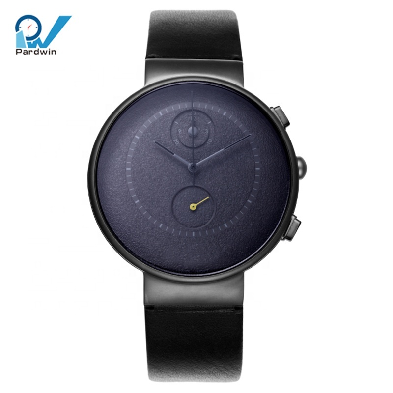 Correa de piel de becerro de cuerda automática cronógrafo automático Relojes