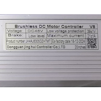 Contrôleur V8 48V 21A V3.0 (déverrouillé), pour moteur 500W avec prise noire, disponible en version US et EU