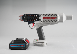 Pistola de anillos de cerdo inalámbrica a batería de calibre 15 y 24 mm C24, grapadora <span class=keywords><strong>para</strong></span> tapicería/pistola de anillos en C <span class=keywords><strong>para</strong></span> asientos de coche, pistolas de clavos <span class=keywords><strong>para</strong></span> gaviones - Product Image 4