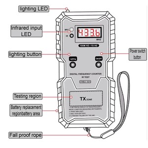 Testeur infrarouge <span class=keywords><strong>de</strong></span> clés <span class=keywords><strong>de</strong></span> <span class=keywords><strong>voiture</strong></span> Atdiag 12V 100M-1GHZ, compteur électronique numérique 4 bits, instrument <span class=keywords><strong>de</strong></span> test pour la plupart des voitures - Product Image 3