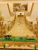 Rampe d'escalier et clôtures de villa de style européen Copper Mansion Modèle 888, motifs sculptés de luxe léger, fabricant Chine continentale