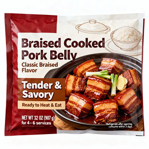 Sachet rétractable en aluminium de qualité alimentaire, scellé sur 3 côtés, étanche et personnalisable pour l'emballage de <span class=keywords><strong>porc</strong></span> braisé et cuit - Product Image 6