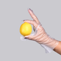 Gants jetables TPE économiques sans doigts pour la protection alimentaire, le nettoyage domestique et les services
