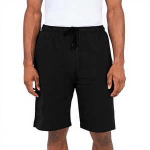 Custom <b>Fleece</b> <b>Shorts</b> Men Heavyweight Cotton Blend Drawstring Athletic Casual Sweat <b>Shorts</b> With Logo Pockets Wholesale OEM - Product Image 1