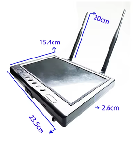 Monitor FPV de 9 Pulgadas y 5.8G con Pantalla LCD de 800X480 de Resolución, Receptor Dual Estéreo de 20Hz-20Khz, Accesorio para Dron FPV RC Quadcopter - Product Image 3