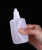 Botol ekstrusi farmasi Mini plastik 10Ml 20Ml 30Ml, botol tetes mata PE kemasan plastik