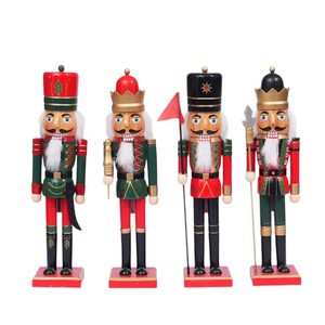 YUELIAN Casse-noisette en bois de haute qualité de 38 cm, décoration de bureau pour Noël, cadeau de fête, jouet de Noël - Product Image 5