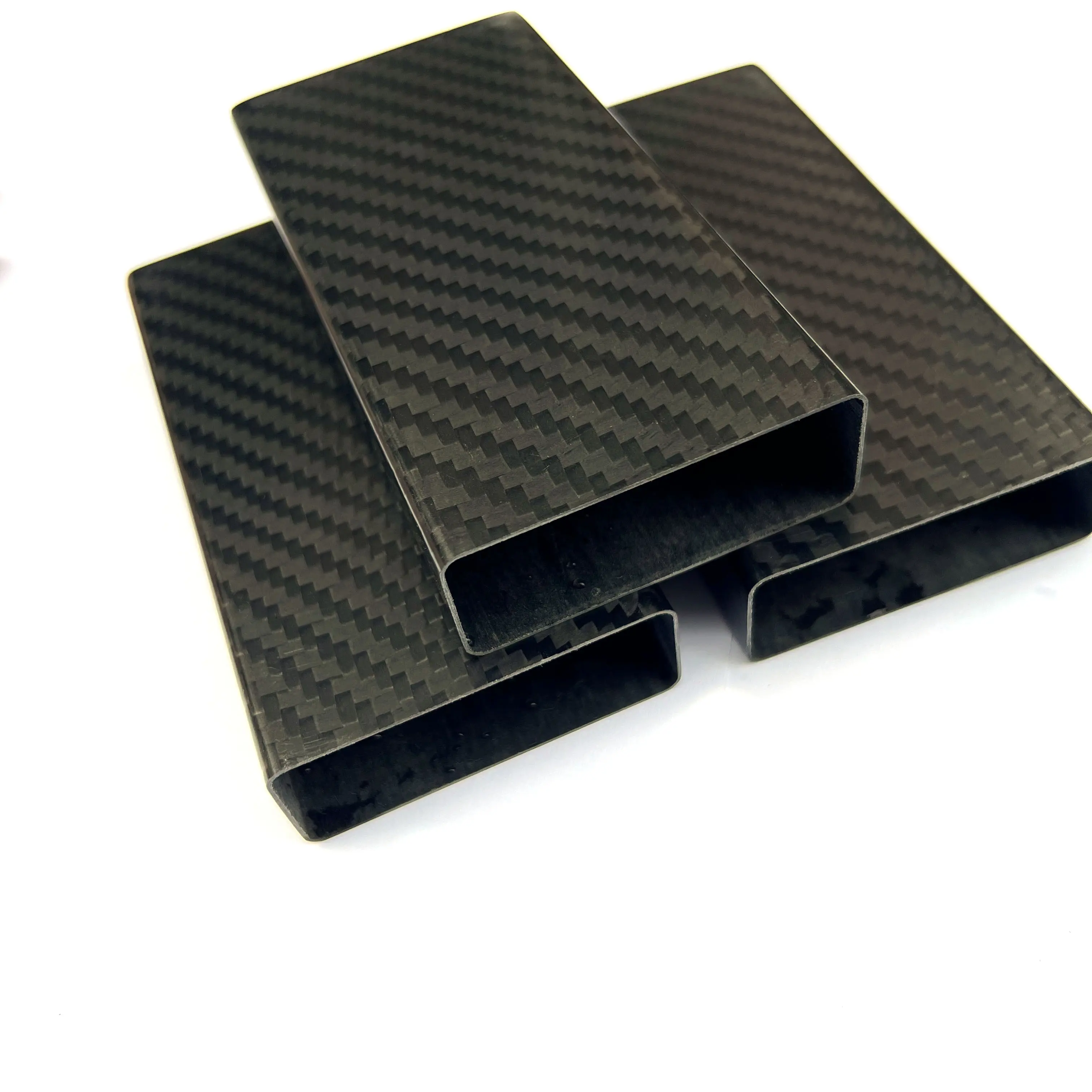 Caixa quadrada de fibra de carbono personalizada, cobertura exterior para caixa de energia