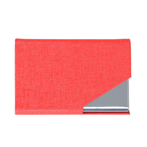 Porte-cartes nominatives en cuir PU prêt à expédier avec logo laser personnalisé étui en métal pour passeport - Product Image 5