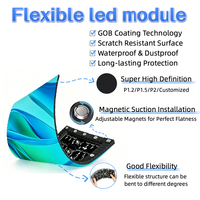 Écran LED flexible couleur pleine gamme Bestar, étanche IP65, angle de vision large de 160°, haute luminosité, écran 4K, Adobe RGB 98% pour DJ