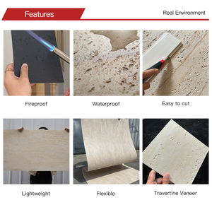 Mỏng ánh sáng ngoài trời trong nhà MCM travertine Stones tường MCM linh hoạt gạch gạch - Product Image 5